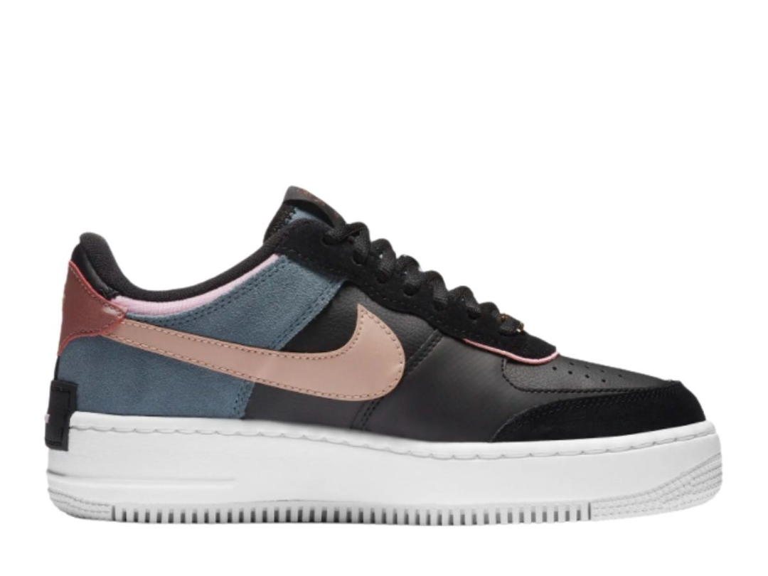 Nike Nike Air Force 1 Shadow Black Light Arctic Pink Claystone Red (W)