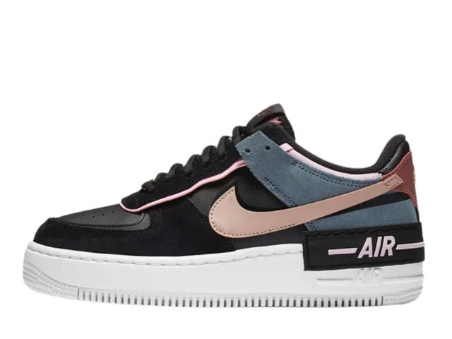 Nike Nike Air Force 1 Shadow Black Light Arctic Pink Claystone Red (W) - view 2