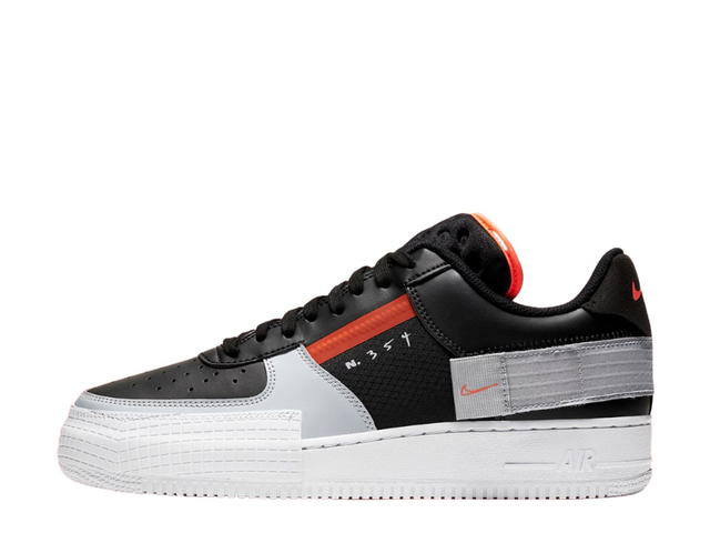 Nike Nike Air Force 1 Type Black Hyper Crimson - view 2