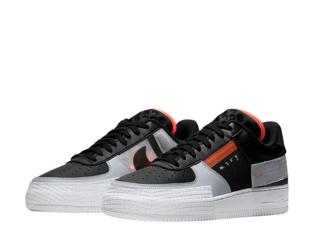 Nike Nike Air Force 1 Type Black Hyper Crimson - view 3