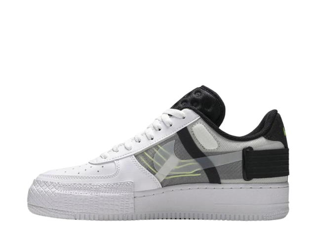 Nike Nike Air Force 1 Type White Black Volt - view 2