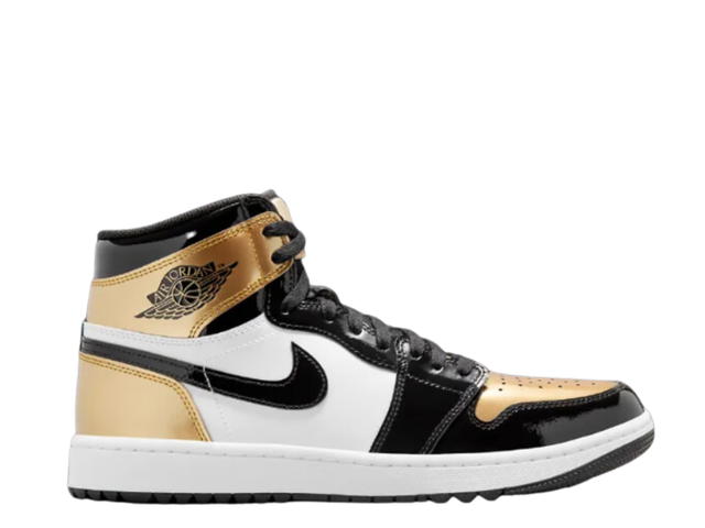 Nike Nike Air Jordan 1 High Golf Metallic Gold - view 1