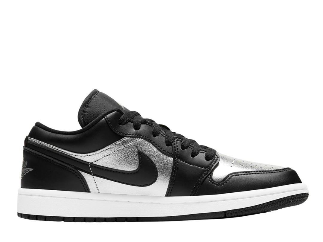 Jordan Jordan 1 Low SE Black Metallic Silver (Women's)