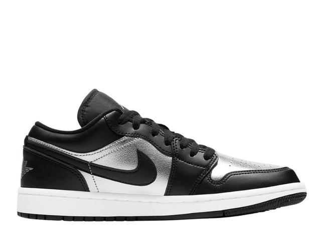 Jordan Jordan 1 Low SE Black Metallic Silver (Women's) - view 1