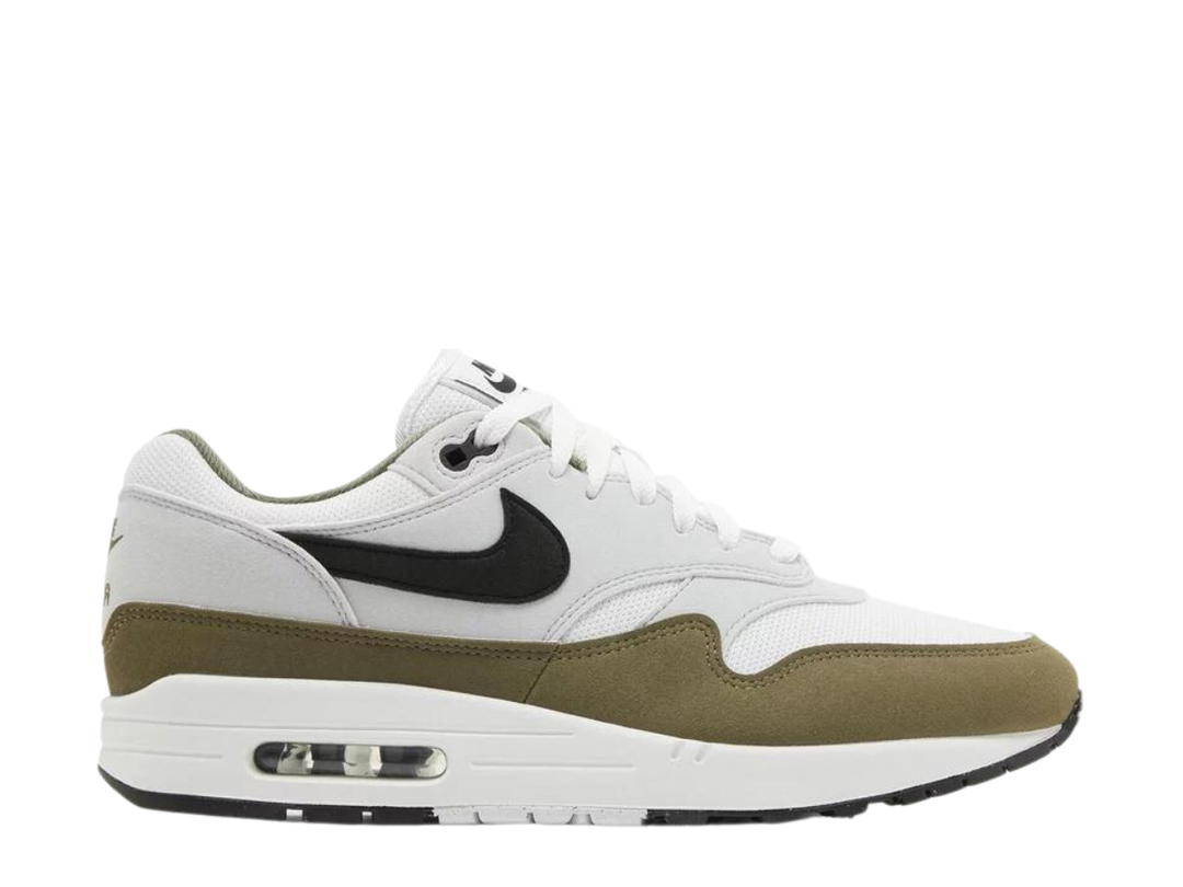 Nike Nike Air Max 1 White Black Medium Olive