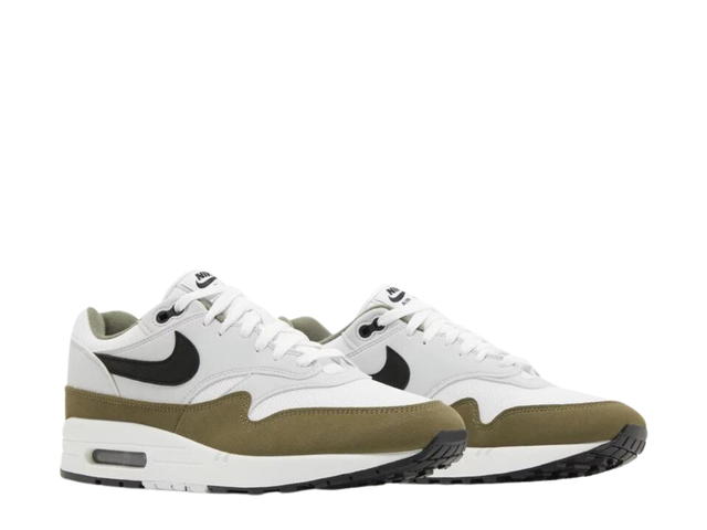 Nike Nike Air Max 1 White Black Medium Olive - view 3