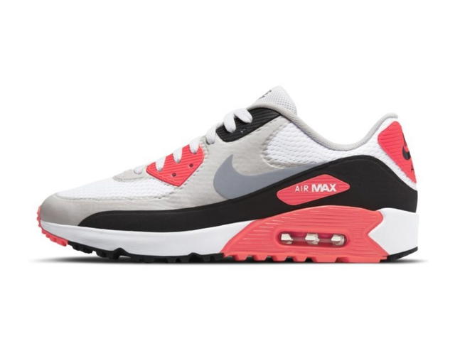 Nike Nike Air Max 90 G Men's Golf Shoes White Cool Grey - view 2