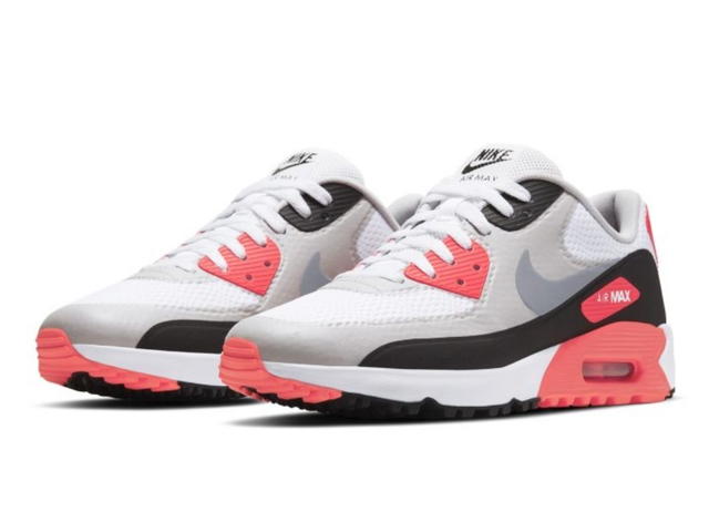 Nike Nike Air Max 90 G Men's Golf Shoes White Cool Grey - view 3