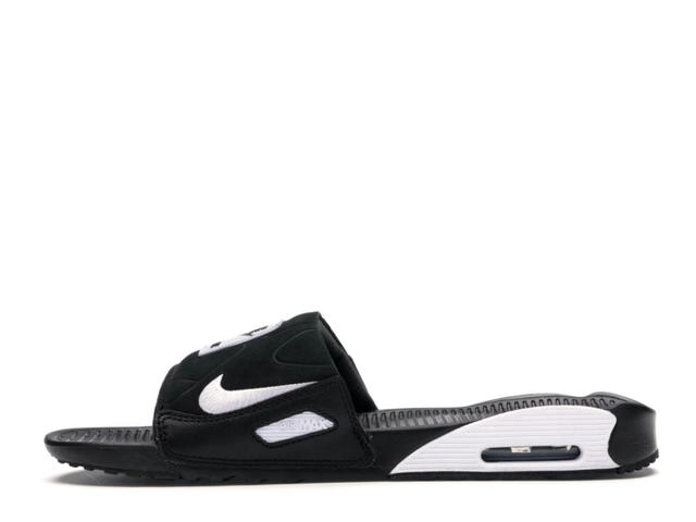 Nike Nike Air Max 90 Slide Black White - view 2