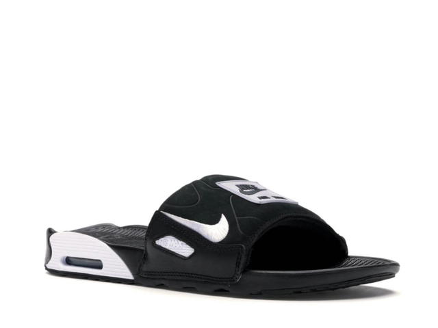Nike Nike Air Max 90 Slide Black White - view 3