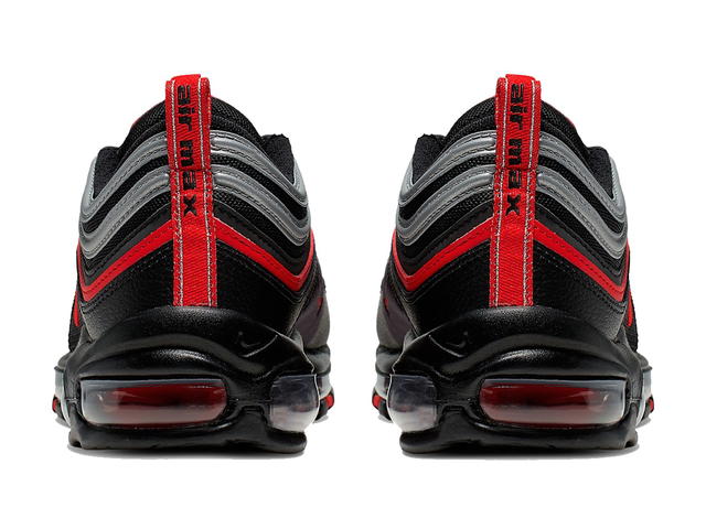 Nike Nike Air Max 97 Black Red Silver - view 2