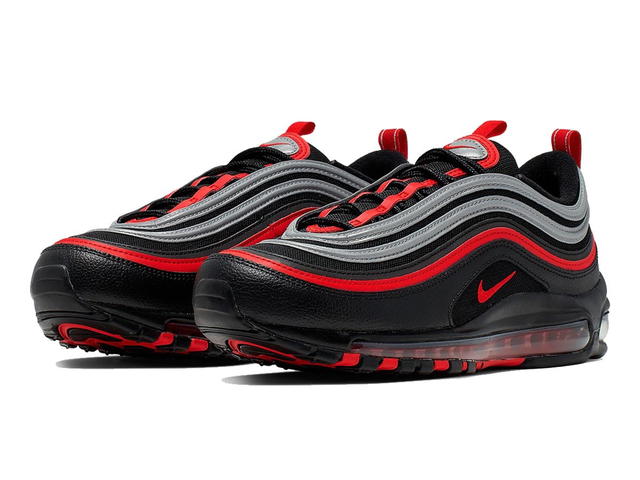 Nike Nike Air Max 97 Black Red Silver - view 3