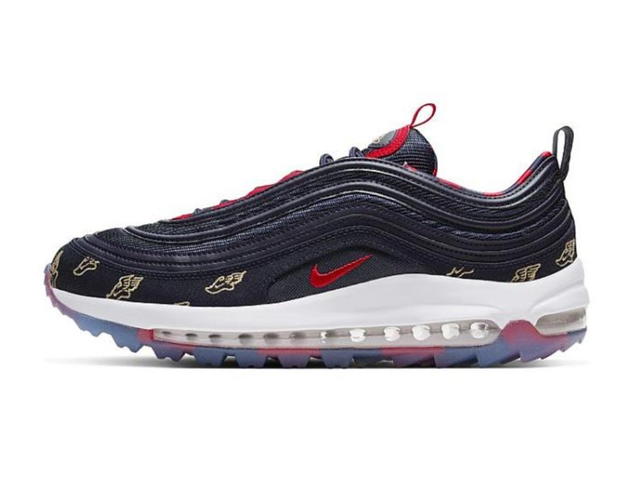 Nike Nike Air Max 97 Golf NRG "Wing It" Obsidian/ University Red - view 2