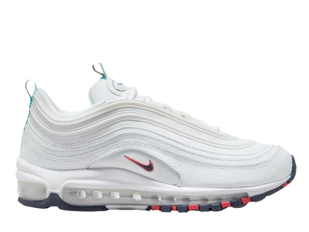 Nike Nike Air Max 97 White Multi Color Pull Tabs (Women's)