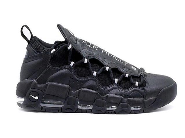 Nike Nike Air More Money Black Metallic Silver - view 1