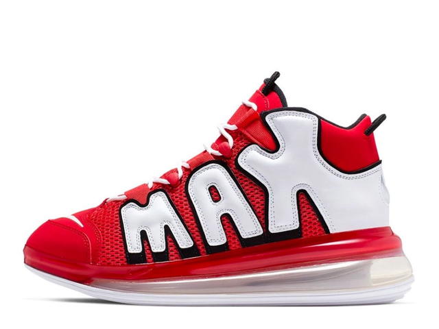 Nike Nike Air More Uptempo 720 University Red White Black - view 2
