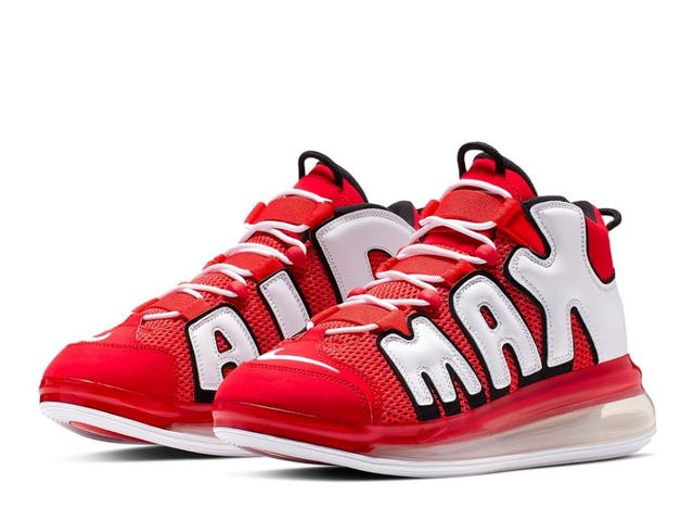 Nike Nike Air More Uptempo 720 University Red White Black - view 3