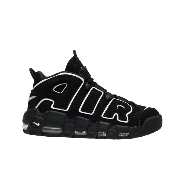 Nike Nike Air More Uptempo Black White - view 2