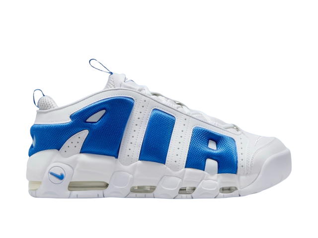 Nike Nike Air More Uptempo Low White And Royal Blue - view 1