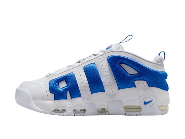 Nike Nike Air More Uptempo Low White And Royal Blue - view 2