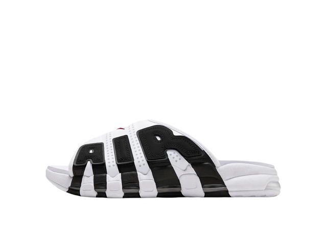 Nike Nike Air More Uptempo Slide White Varsity Red - view 2