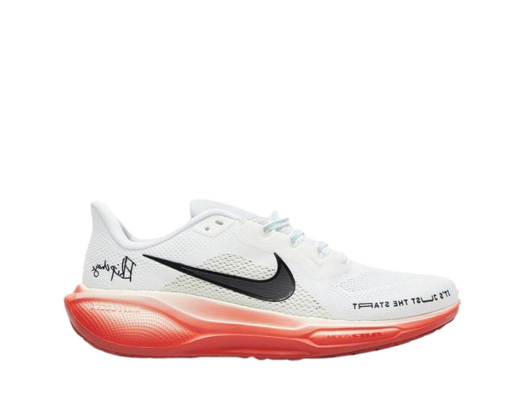 Nike Nike Air Zoom Pegasus 41 Eliud Kipchoge White-Black-Pale Ivory-Dragon Red-Stadium Green