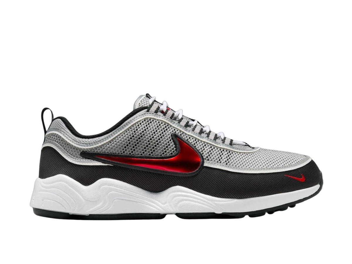 Nike Nike Air Zoom Spiridon Metallic Silver and Sport Red