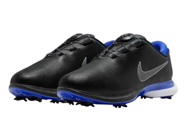 Nike Nike Air Zoom Victory Tour 2 Boa (Wide) Golf Shoes Black Blue - view 3