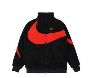 Buy Nike Big Swoosh Full Zip Jacket Black Chili Red at Sasom – Authentic and Ready to Ship