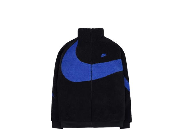 Nike Nike Big Swoosh Full Zip Jacket Black Game Royal - view 1