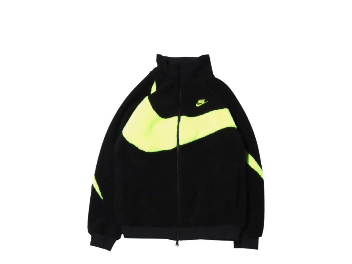 Nike Nike Big Swoosh Full Zip Jacket Black Volt