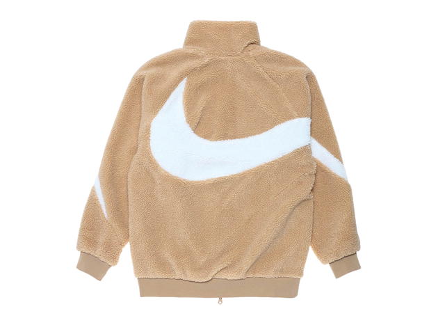 Nike Nike Big Swoosh Reversible Boa Jacket (Asia Sizing) Hemp White - view 2