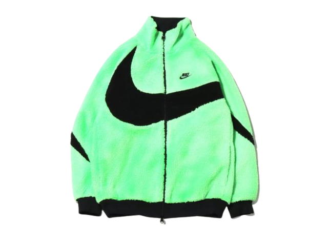 Nike Nike Big Swoosh Reversible Boa Jacket (Asia Sizing) Neon Green (W) - view 1