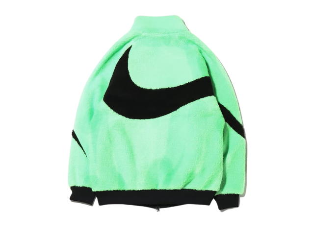 Nike Nike Big Swoosh Reversible Boa Jacket (Asia Sizing) Neon Green (W) - view 2