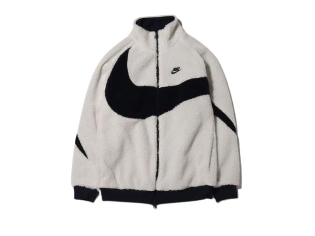 Nike Nike Big Swoosh Reversible Boa Jacket (Asia Sizing) White Black (W) - view 1