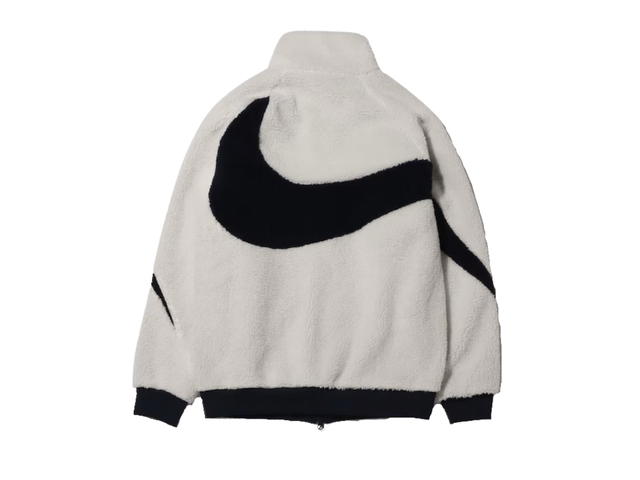 Nike Nike Big Swoosh Reversible Boa Jacket (Asia Sizing) White Black (W) - view 2