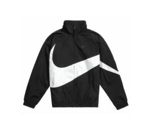 Buy Nike Big Swoosh Woven Statement Jacket Black (Asia Sizing) at Sasom – Authentic and Ready to Ship