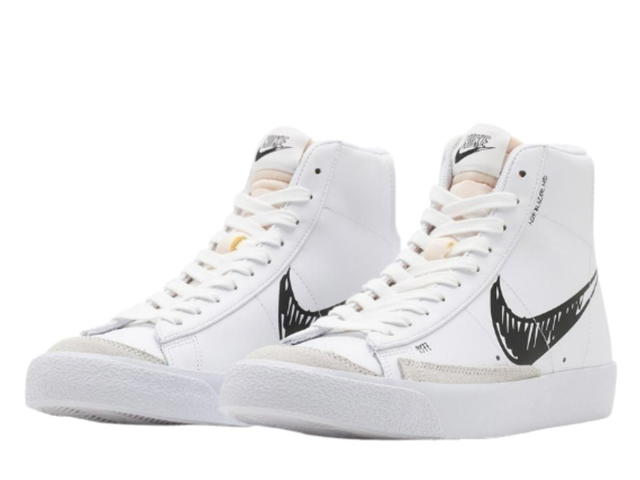 Nike Nike Blazer Mid 77 Sketch White Black - view 3
