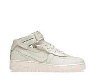 Buy Nike Air Force 1 Mid Comme des Garcons White at Sasom – Authentic and Ready to Ship