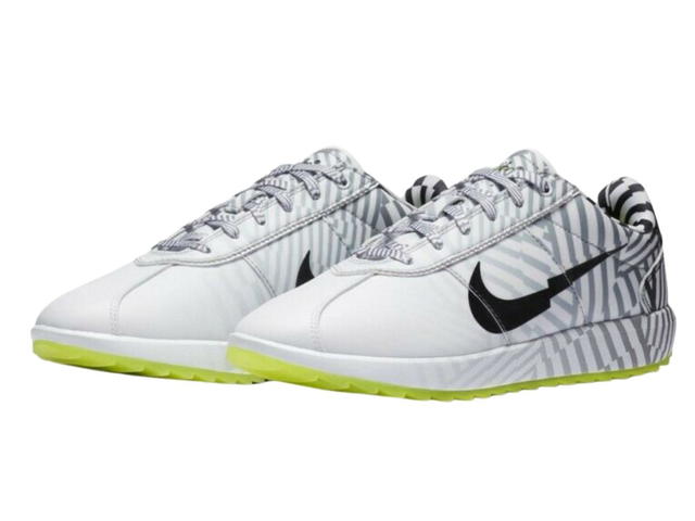 Nike Nike Cortez G NRG Golf Shoes Black White Green (W) - view 3