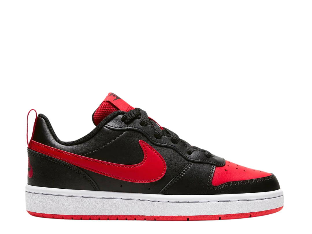 Nike Nike Court Borough Low 2 Black University Red (GS)