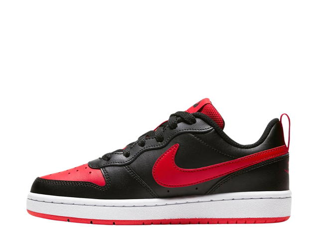 Nike Nike Court Borough Low 2 Black University Red (GS) - view 2