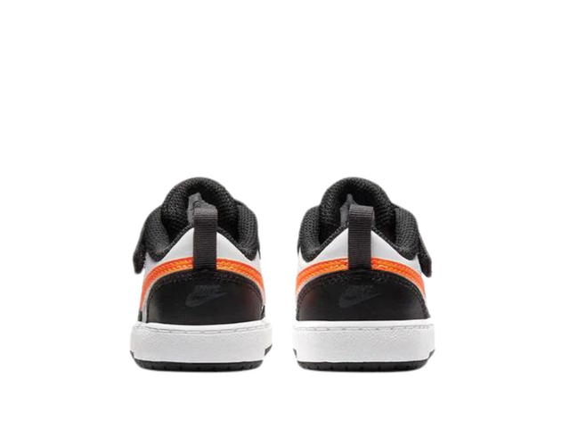 Nike Nike Court Borough Low 2 White-Black-Orange (TD) - view 5