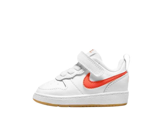 Nike Nike Court Borough Low 2 White-Orange (TD) - view 2