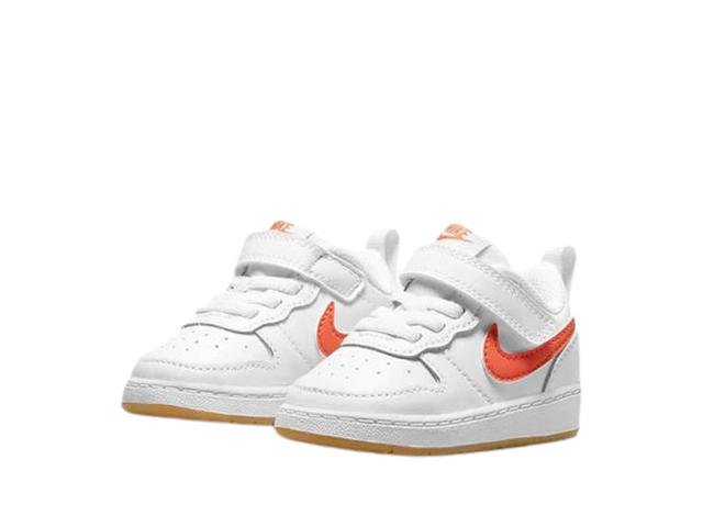 Nike Nike Court Borough Low 2 White-Orange (TD) - view 3