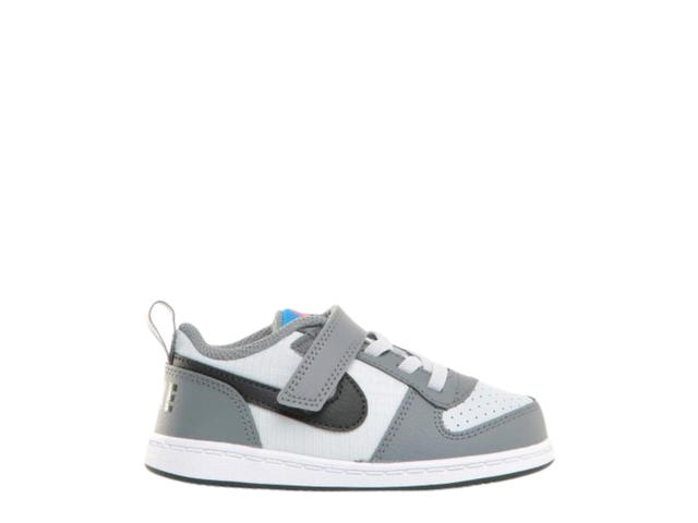 Nike Nike Court Borough Low Grey White Black (TD) - view 1