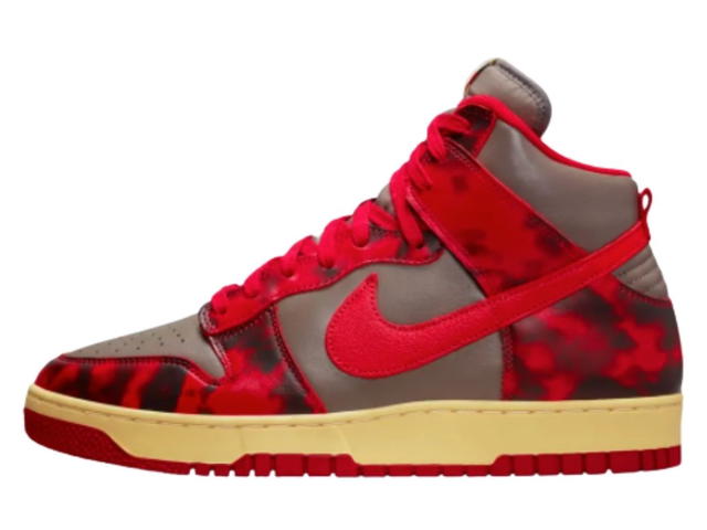 Nike Nike Dunk High 1985 Red Acid Wash - view 2