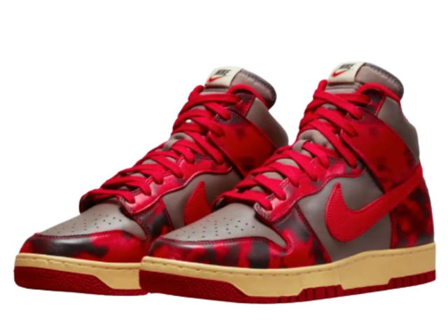 Nike Nike Dunk High 1985 Red Acid Wash - view 3