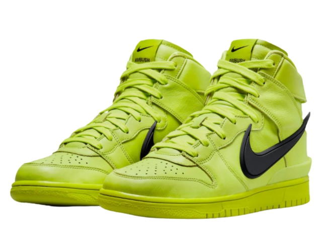 Nike Nike Dunk High AMBUSH Flash Lime - view 3