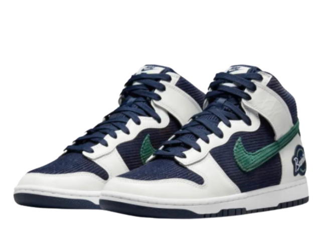 Nike Nike Dunk High Sports Specialties White Navy - view 3